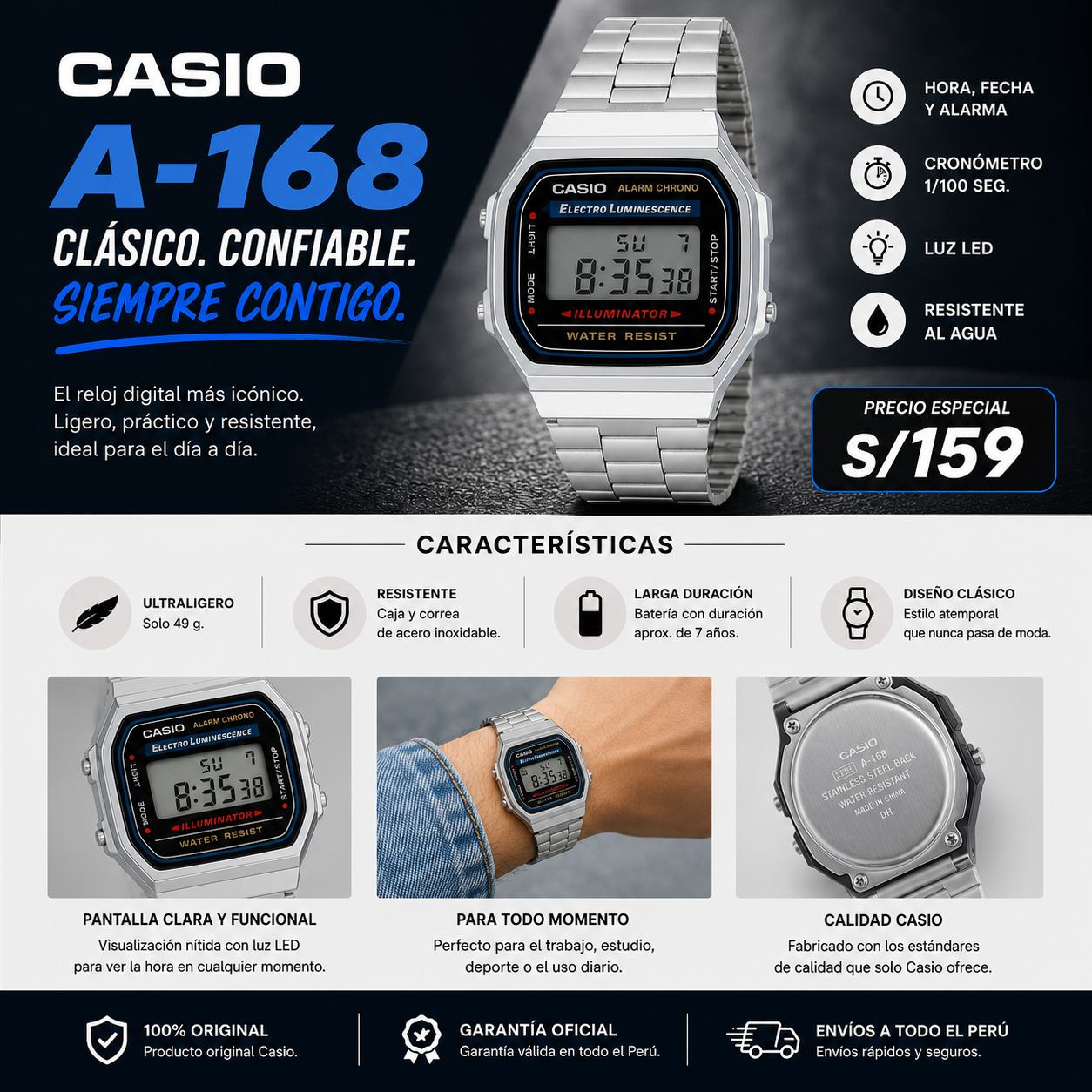 CASIO A-168